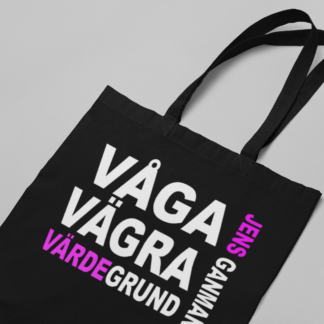 Shoppingbag-Våga vägra värdegrund-Jens Ganman