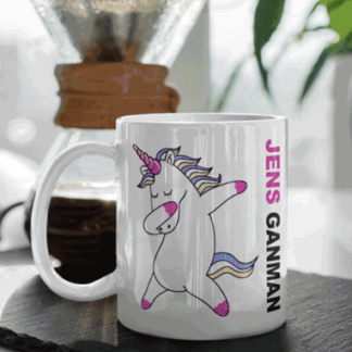 Mugg - "Enhörning"- Jens Ganman Collection