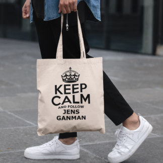 Shoppingväska- Keep calm and follow Jens Ganman - Jens Ganman Collection