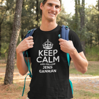 T-shirt - Keep Calm And Follow Jens Ganman - Jens Ganman Collection